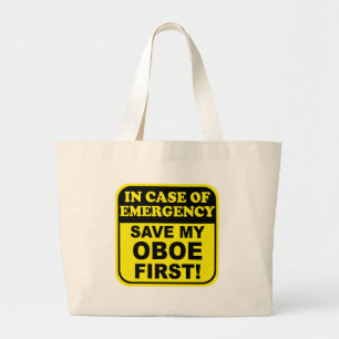 Sparen Mijn Oboe Grote Tote Bag