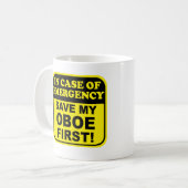 Sparen Mijn Oboe Koffiemok (Voorkant links)