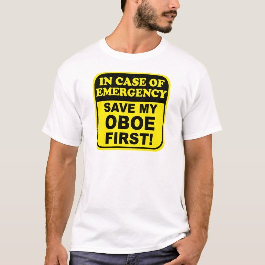 Sparen Mijn Oboe T-shirt (Voorkant)