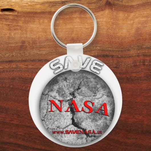 Sparen NASA! Officieel Sleutelhanger (Voorkant)