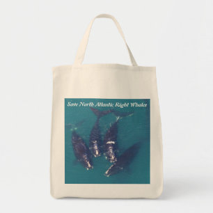 Sparen Noordelijke Juiste Walvissen door RoseWrite Tote Bag