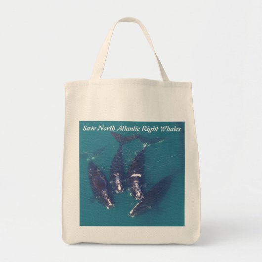 Sparen Noordelijke Juiste Walvissen door RoseWrite Tote Bag (Voorkant)