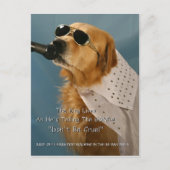 Sparen Off-Leash Dog Walking Senator Feinstein Briefkaart (Voorkant)