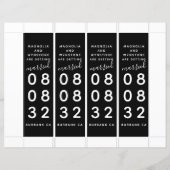 Sparen ons Bladwijzer van de Foto van de Datum (Achterkant)