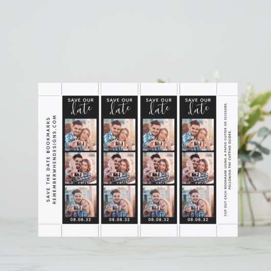 Sparen ons Bladwijzer van de Foto van de Datum (Staand voorkant)