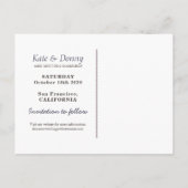 Sparen ons Briefkaart van de Drijvende Duwdag van (Achterkant)