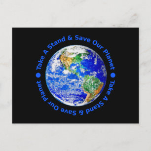 Sparen ons Briefkaart van de Planet