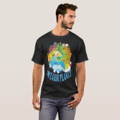 Sparen ons Gezegde van het Zee van het Planet T-shirt (Voorkant volledig)