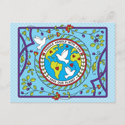 Sparen ons Planet_ Briefkaart (Voorkant)