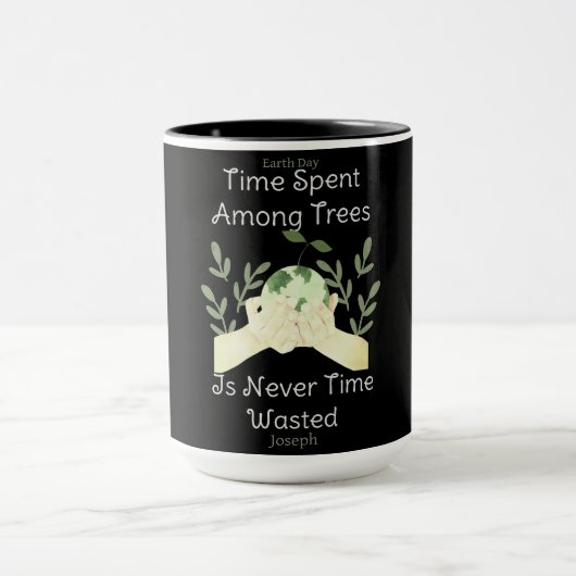 sparen onze aarde , aarddag , liefdesaarde , perso mok (Midden)