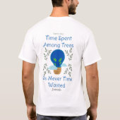 sparen onze aarde , aarddag , liefdesaarde , perso t-shirt (Achterkant)