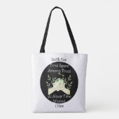 sparen onze aarde , aarddag , liefdesaarde , perso tote bag (Achterkant)