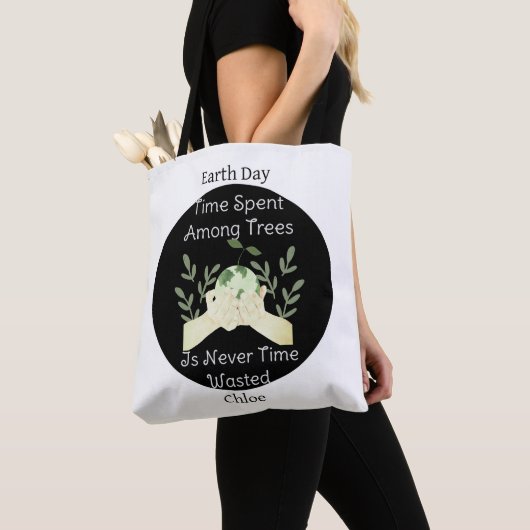 sparen onze aarde , aarddag , liefdesaarde , perso tote bag (Dichtbij)