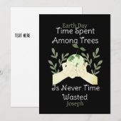 sparen onze aarde , aarddag , liefdesaarde , weten (Voorkant / Achterkant)