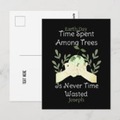 sparen onze aarde , aarddag , liefdesaarde , weten briefkaart (Voorkant / Achterkant)