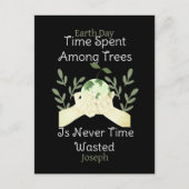 sparen onze aarde , aarddag , liefdesaarde , weten briefkaart (Voorkant)