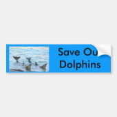 Sparen Onze Bumpersticker van Dolphins (Voorkant)