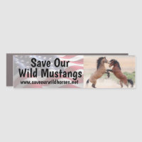 Sparen onze Bumpersticker van Verwilde Paarden