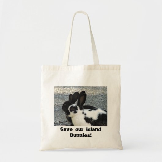 Sparen onze Canvas tas van de Bunnies (Voorkant)