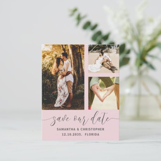 Sparen onze Datum Begroting Foto Ongelofelijke Roz (Staand voorkant)