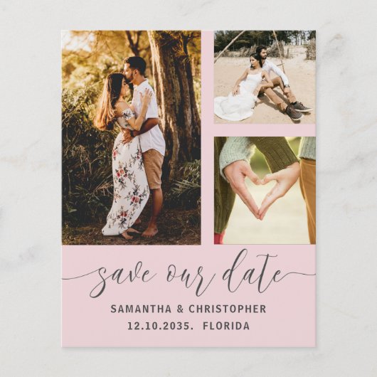 Sparen onze Datum Begroting Foto Ongelofelijke Roz (Voorkant)