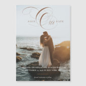 Sparen onze Datum Formele Foto Magnetische Kaart v (Voorkant)