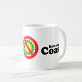 SPAREN ONZE KUST KOFFIEMOK (Voorkant rechts)