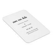 Sparen onze Minimale Weddenschap van de Datum Magneet (Rechterzijde)