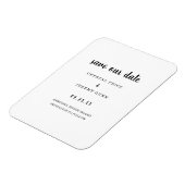 Sparen onze Minimale Weddenschap van de Datum Magneet (Linkerzijde)