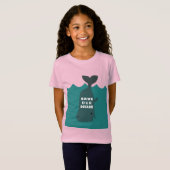 Sparen onze oceanen Environmental Art Whale Kinder T-shirt (Voorkant volledig)