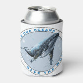 Sparen Onze Oceanen - het Ontwerp van de Groot Blikjeskoeler (Blikje Voorkant)