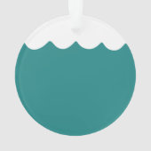 Sparen onze oceanen Milieukundewalvis Kind Ornament (achterkant)