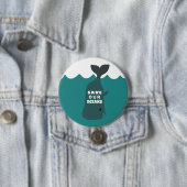 Sparen onze oceanen Milieukundewalvis Kind Ronde Button 7,6 Cm (In situ)