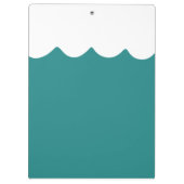 Sparen onze oceanen Milieukunstwalvis Klembord (Achterkant)