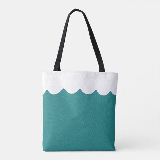 Sparen onze oceanen Milieukunstwalvis Tote Bag (Achterkant)
