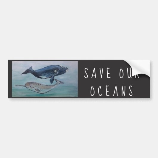 Sparen Onze Oceans sticker (Voorkant)