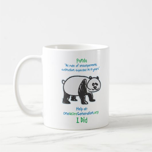 Sparen onze Pandas Koffiemok (Links)