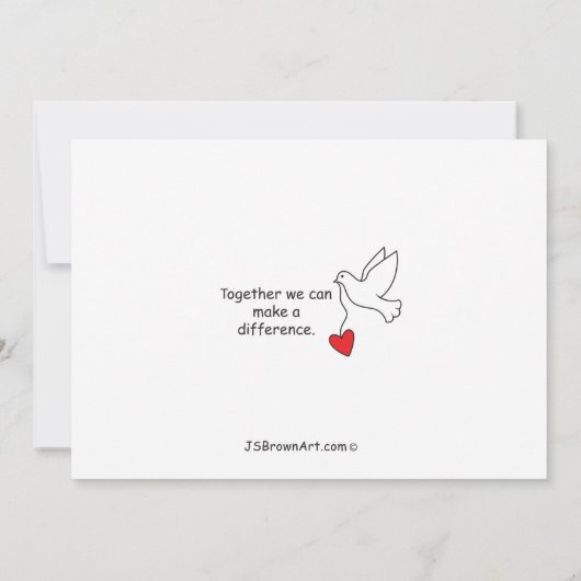 Sparen Onze Planet_Flat Kaart 7" x 5" (Achterkant)