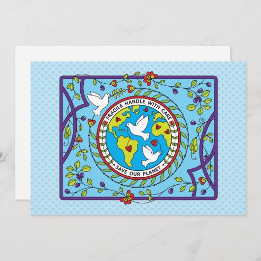 Sparen Onze Planet_Flat Kaart 7" x 5" (Voorkant / Achterkant)