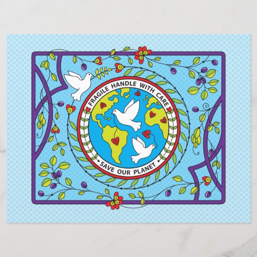 Sparen onze Planet_Flat Papierblad 11"x 8.5" (Voorkant)