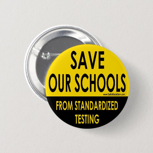 Sparen Onze Scholen Ronde Button 5,7 Cm (Voorkant /achterkant)