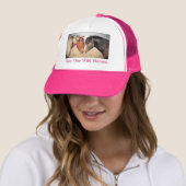 Sparen onze wilde Paarden Hot Pink Trucker Hat Trucker Pet (In situ)