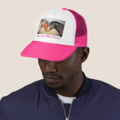 Sparen onze wilde Paarden Hot Pink Trucker Hat Trucker Pet (In situ)