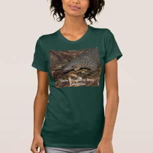 Sparen Pangolins van Uitsterven T-shirt Womens