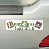 Sparen Plumas-Eureka State Park Bumpersticker (Op auto)