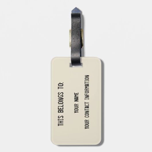 Sparen Pterodactyl - bagagelabel (Achterkant verticaal)