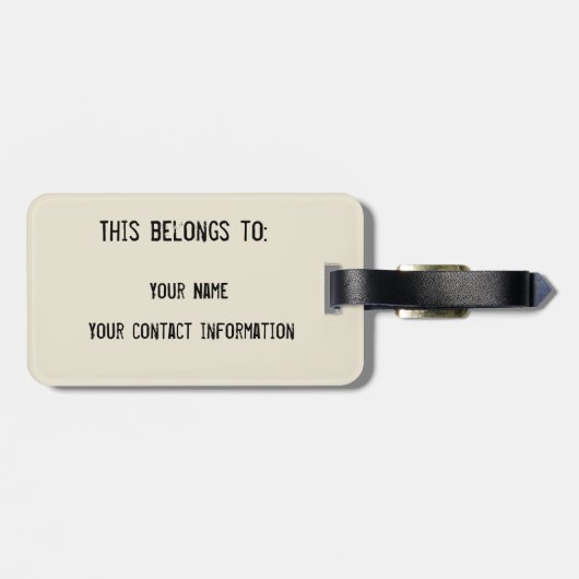 Sparen Pterodactyl - bagagelabel (Achterkant horizontaal)