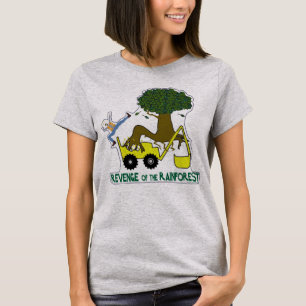 Sparen regenwoud Plant Trees Earth Day Eco T-Shirt