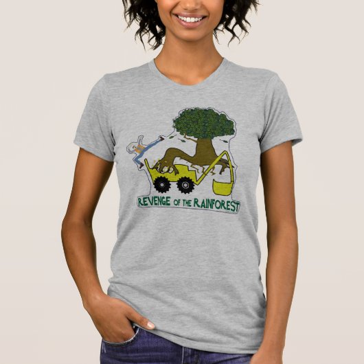 Sparen regenwoud Plant Trees Earth Day Eco T-Shirt (Voorkant)