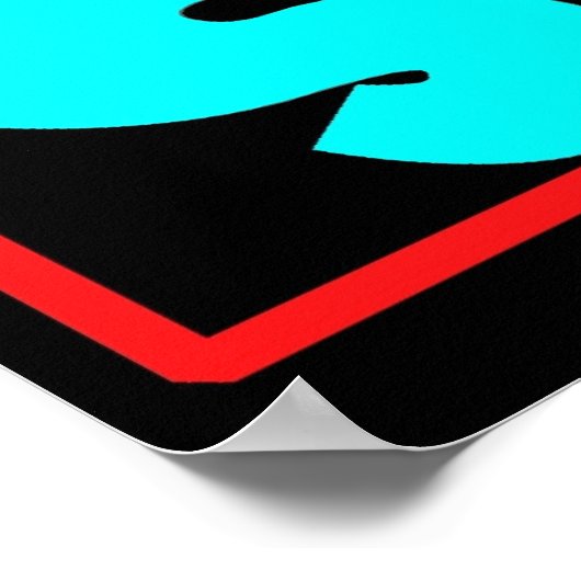 Sparen sparen Bedrijfs Teken/sjabloon van het post Poster (Hoek)